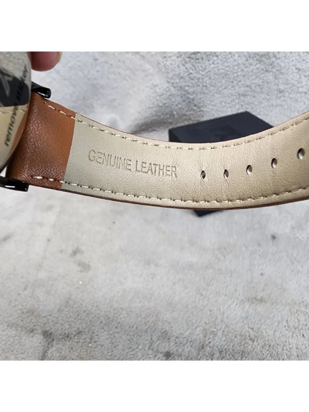 PX Watch Mens One Size Keith Brown Leather Strap *NWT*